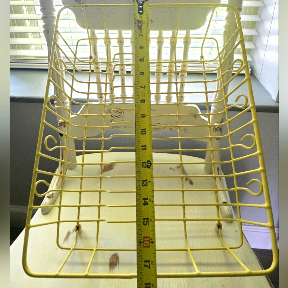 Vintage Rubber Coated Wire Dish Rack - Picture 7 of 8